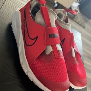Nike Kids Red Slip-On Shoes